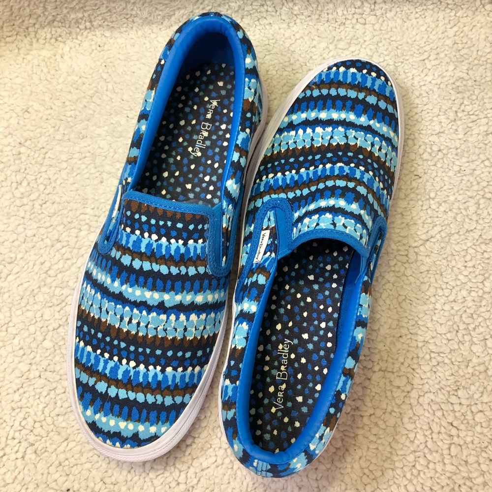 NWOT Vera Bradley Canvas Slip On Shoes - Picture 3 of 9